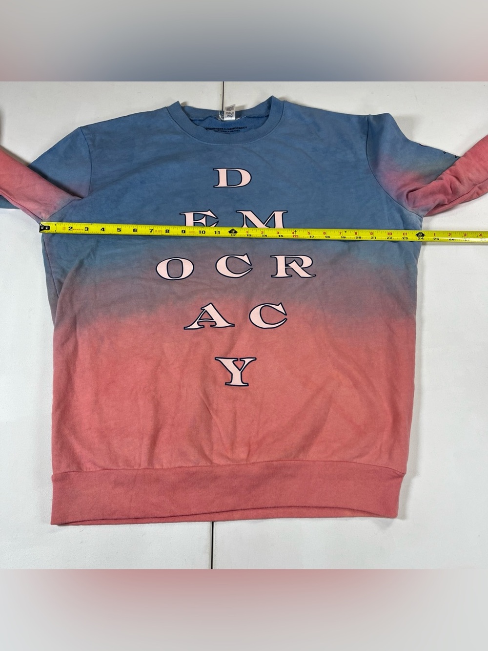 Designers For Democracy Sweatshirt Women’s Rights Election Gabriela Hearst Sz L - Picture 11 of 14
